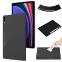 Samsung Galaxy Tab S9+/S9 FE+ Liquid Silicone Deksel Svart
