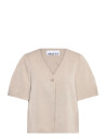 Object Objlisa S/S Re Top Noos   Beige   34