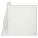 vidaXL Støttemur 2 stk. 50 x 50 x 30 cm Stål Hvit