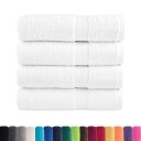  Premium dusjhåndklær SOLUND 4 stk hvit 70x140 cm 600gsm