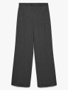 Vero Moda Texas Mid Waist Straight Pant Grå S/34