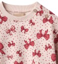 Wheat Collegegenser   Lia   Mandel Peach Sløyfer   Wheat   1 år (80)   Collegegenser Beige Rosa Rød