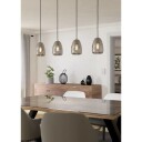 EGLO ALOBRASE pendant light black-transparent