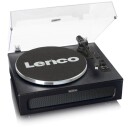Lenco LS-430 Bluetooth Platespiller med 4 Høyttalere Svart