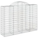  Gabionkurver buede 50 stk 200x50x140/160 cm galvanisert jern