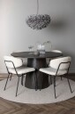 Venture Home   Spisegruppe Lanzo med 4 stk stoler Chico   Svart