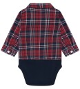Hust and Claire Body I/e - HCBertil - Joy - Mer Navy - Hust and Claire - 68 - Langermet Body Hvit Marineblå Rød Svart - 62