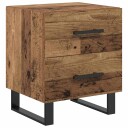  Nattbordskap Gammelt tre 40 x 35 x 47.5 cm Konstruert tre