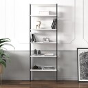 Branik Bokhylle 61x180x25 cm - Antrasitt og hvit