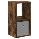  Nattbord med skuff Røkt eik 25,5 x 22 x 49,5 cm Konstruert tre