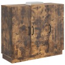  Serviesskap Røkt Eik 89 x 34,5 x 77 cm Konstruert tre