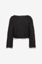 Vila   Bluse Vitoi L/S Boatneck Top/Dc   Svart