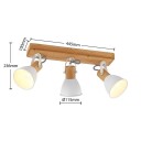 Lindby Marela takspot, 3 lyskilder