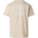 The North Face M Box Nse Celebration Regular Short Slee   Beige   S