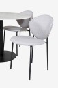 Venture Home   Spisegruppe Estri inkl. 4 spisestoler Visby   Hvit