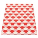 Pappelina Dana matte 70x100 cm coral red / piglet / vanilla