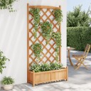 Plantekasse med espalier brun heltre gran
