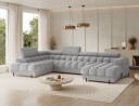 Feraria 6 seters Bubblig sovesofa med divan og sjeselong oppbevaring Venstre   Royal 03