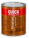 Quick bengalack rett pa rust sort blank 075 liter