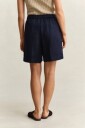 GANT Linen Blend Pull On Shorts   Navy   38