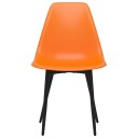 vidaXL Spisestoler 2 stk oransje PP
