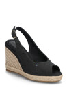 Tommy Hilfiger Flag High Wedge Espad Slingback Black 40