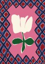 Petal plaid playtime I Plakat Plakat / 21x30cm