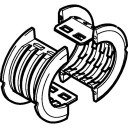 Mepla innsats for fastpunkt ø 40 mm