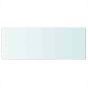 vidaXL Hyllepaneler 2 stk klart glass 60x25 cm