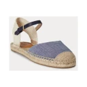 Lauren Ralph Lauren Chmbr/Sft Npp/Crcht Robby Flat Es F   Blue   38