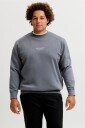 Jack & Jones Plus   Collegegenser jjeSoho Sweat Crew Neck Pls   Grå