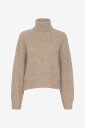 Gestuz - Genser AlphaGZ Rollneck - Beige