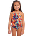 Funkita Badedrakt Trykt One stk. UV50+ Sand Storm 86 Badetøy Flerfarget Oransje