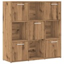 Bokhylle artisan eik 90x28x90 cm konstruert tre