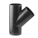 Geberit PEH 90x50 mm 45° Grenrør - Plast Overvanns- og Drensrør