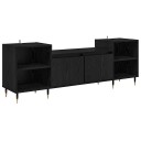  TV skap Svart Eik 160 x 35 x 55 cm Konstruert tre
