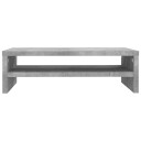 vidaXL Skjermstativ betonggrå 42x24x13 cm sponplate
