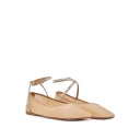 Amina Muaddi Dame Sko Beige 37 1/2 EU,