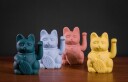 Donkey Lucky Cat Maneki-Neko - Pink