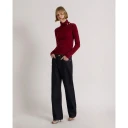 Alberta Ferretti Dame Strikkevarer Rød 2XL,
