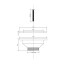 Altech Trakt For Utslagsvask 1 1 2 Tommer X Ø115mm
