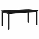  Kaffebord Svart Eik 100 x 50 x 45 cm Konstruert tre