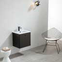 Bathlife Fröjd Servantskap 52x50x40 cm med servant Sort Matt