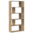 vidaXL Bokskap Artisan Eik 80 x 24 x 159 cm Konstruert tre
