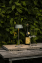Trend Collection Menton USB Bordlampe Matt Grønngrå