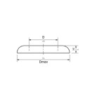 Pipelife Smartline 40mm Rosett Lav