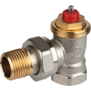 Honeywell V2020fx Vinklet radiatorventil 1/2" til Hydraulikk