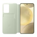 Samsung Galaxy S24+ Smart View Wallet Flip-deksel Grønn med Kortlomme