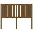 vidaXL Sengegavl honningbrun 125,5x4x100 cm heltre furu
