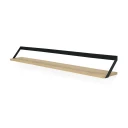 Ethnicraft Ribbon Hylle 140x20 cm Eik/Svart metall
